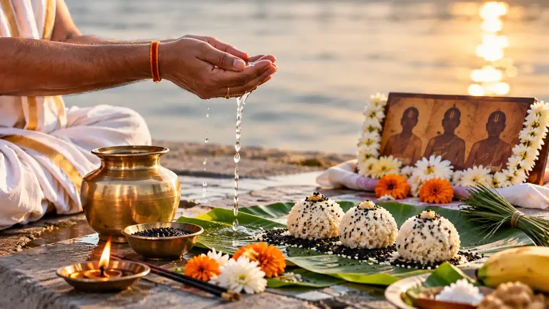 6 अक्टूबर एकादशी श्राद्ध: तर्पण-पिंडदान का मुहूर्त, विधि और मंत्र; जानें क्या करें और क्या नहीं
