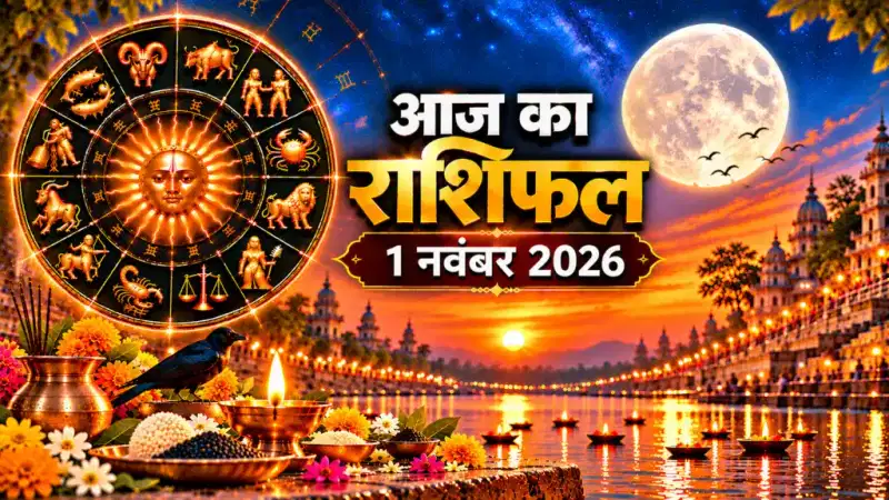 दैनिक राशिफल 1 नवंबर 2026: अहोई अष्टमी पर रवि व साध्य योग का दुर्लभ संयोग, जानें 12 राशियों का राशिफल; पंचांग और महाउपाय