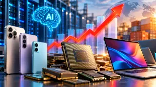AI की बढ़ती मांग से महंगे हुए स्मार्टफोन और लैपटॉप, 2027 तक राहत के आसार नहीं: मेमोरी चिप की कीमतें 2 साल में 400% बढ़ीं; बजट फोन सबसे ज्यादा प्रभावित