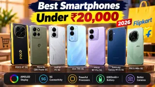 Best Smartphones Under ₹20,000: 2026 में कौन-सा फोन खरीदें; AMOLED, 5G, 6000mAh+ बैटरी और दमदार प्रोसेसर वाले ये मॉडल
