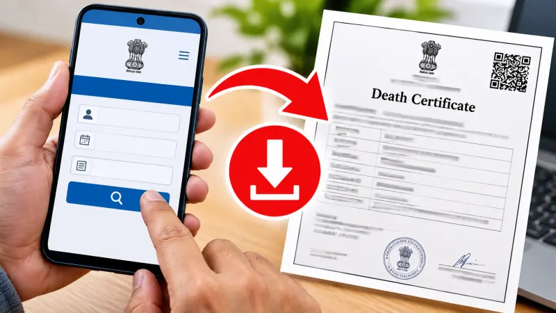 Death Certificate Download Online: मोबाइल से PDF कैसे पाएं?