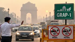दिल्ली में पुराने डीजल-पेट्रोल वाहनों पर रोक: GRAP-1 लागू होते ही प्रदूषण नियंत्रण के लिए सख्ती