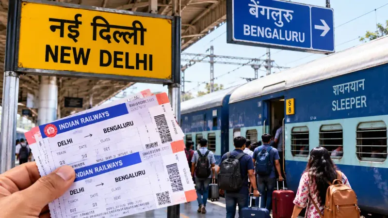 Delhi to Bangalore Train Ticket Price: स्लीपर, 3AC और 2AC का किराया कितना है?