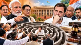 परिसीमन विधेयक पर कांग्रेस को काउंटर कर रही भाजपा: चक्रव्यूह में फंसती दिख रही राहुल ब्रिगेड? विशेष सत्र बुलाने की तैयारी 