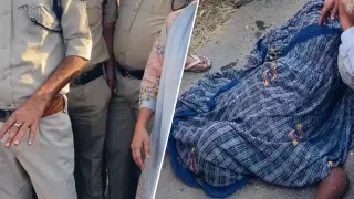 ट्राले की टक्कर से परिवार के 3 लोगों की मौत: बाइक सवार दंपती और बेटी ने मौके पर दम तोड़ा, दूसरी बेटी घायल