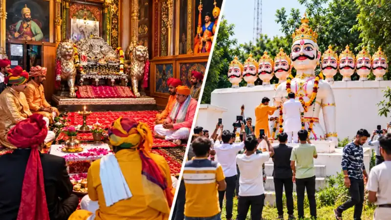 रीवा में राजगद्दी पूजन और रामलीला, सतना में रावण दहन की जगह दशानन पूजा: दशहरा आज, परंपराओं में दिखेगा अंतर