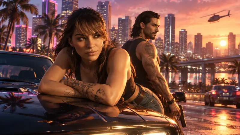 GTA 6 का 25 मिनट का नया गेमप्ले लीक: जेसन और लूसिया के सीन, फर्स्ट-पर्सन मोड और कार मॉडिफिकेशन दिखे