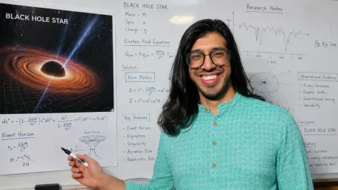 हैदराबाद के ड्रॉपआउट ने सुलझाई ब्रह्मांड की सबसे बड़ी गुत्थी: रोहन नायडू ने खोजा ‘Black Hole Star’, नेचर में प्रकाशित रिसर्च दुनिया भर में ट्रेंड