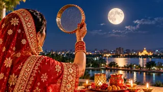 Karwa Chauth 2026: रीवा में रात 8:11 बजे निकलेगा चांद, देखें प्रमुख शहरों का समय