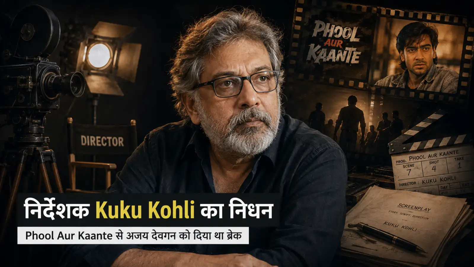 Phool Aur Kaante के निर्देशक Kuku Kohli का निधन: 77 साल की उम्र में हार्ट अटैक, अजय देवगन को दिया था पहला बड़ा ब्रेक