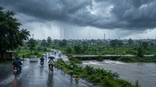 MP के 7 जिलों में भारी बारिश का अलर्ट: रीवा-सीधी समेत पूर्वी हिस्से में 4 दिन बारिश, प्रदेश में अब तक सामान्य से 2.6 इंच कम पानी
