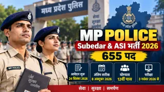 MP Police Recruitment 2026: सूबेदार और ASI के 655 पदों पर भर्ती, 12वीं पास के लिए मौका; 24 सितंबर से आवेदन