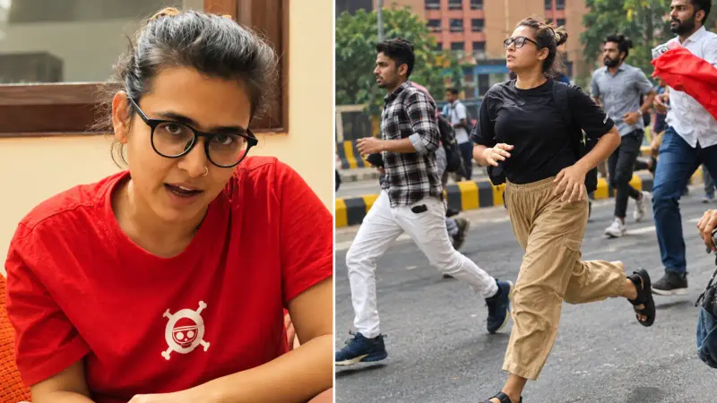 नेहा बोरा का प्रोटेस्ट स्टाइल CJP से कैसे अलग: पुलिस को चकमा देने से लेकर राहुल-प्रियंका के साथ मार्च तक, जानिए AISA अध्यक्ष की रणनीति