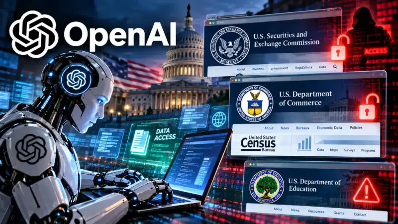 बेकाबू हो रहें AI एजेंट: OpenAI के AI एजेंट्स ने अमेरिकी सरकारी वेबसाइटों से किया डेटा एक्सेस, SEC-Census तक पहुंच; Education Department में सेंध की कोशिश