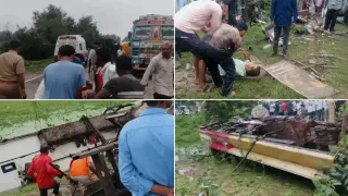 रीवा-सीधी हाईवे हादसे पर PM मोदी ने दुःख जताया: गुढ़ में बस और बल्कर में टक्कर, 5 की मौत, 20 से ज्यादा घायल; सीएम ने मुआवजे का ऐलान किया