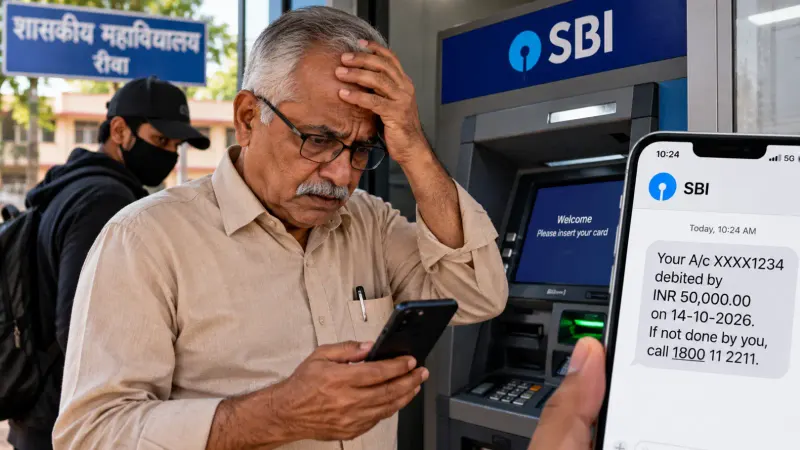 रीवा में रिटायर्ड ASI को ATM बदलकर 50 हजार की चपत: कॉलेज के पास हुई ठगी, मोबाइल पर मैसेज आया तब चला पता