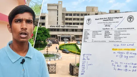 रीवा में “गलत इंजेक्शन” के आरोप की कहानी में बड़ा ट्विस्ट: युवक ने खुद कहा- डॉक्टरों की गलती नहीं, फिर CM Helpline में शिकायत क्यों? पर्ची में ‘Snake Bite’ दर्ज, Anti-Venom का नाम नहीं