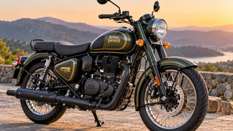 Royal Enfield Classic 350 में बड़ा बदलाव: ट्यूबलेस स्पोक व्हील के साथ आ सकती है बाइक, तस्वीरें आईं सामने