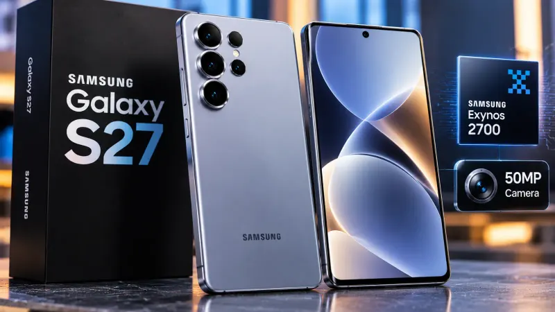 Samsung Galaxy S27 Leak: Exynos 2700 चिप और 50MP कैमरा, कीमत ₹99,999 होने की उम्मीद