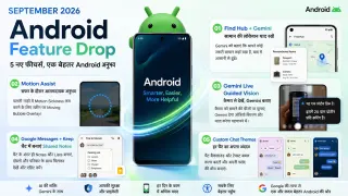 September Android Feature Drop जारी: Gemini से सामान की लोकेशन याद रखने से लेकर Motion Assist तक, फोन में आए 5 बड़े Features