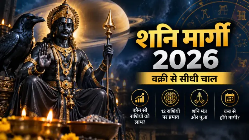 शनि मार्गी 2026 : मीन राशि में सीधी चाल चलेंगे शनिदेव, वृषभ-मिथुन-तुला-मकर को लाभ के संकेत; जानें 12 राशियों पर असर, मंत्र और पूजा विधि