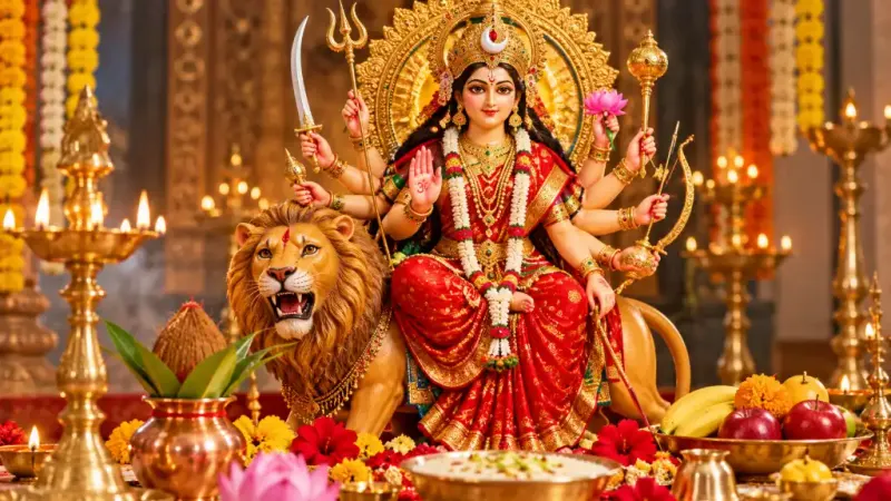 शारदीय नवरात्रि का तीसरा दिन: मां चंद्रघंटा की पूजा, जानें विधि, मंत्र, व्रत के नियम और किन बातों से बचें