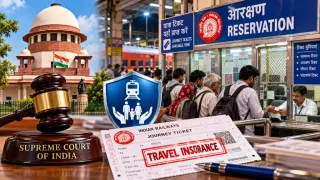 सुप्रीम कोर्ट का बड़ा फैसला, रेलवे काउंटर टिकट पर भी मिलेगा बीमा: 27 अक्टूबर से लागू करने के आदेश, ऑनलाइन और ऑफलाइन यात्रियों में भेदभाव नहीं; रेलवे बोर्ड होगा जिम्मेदार