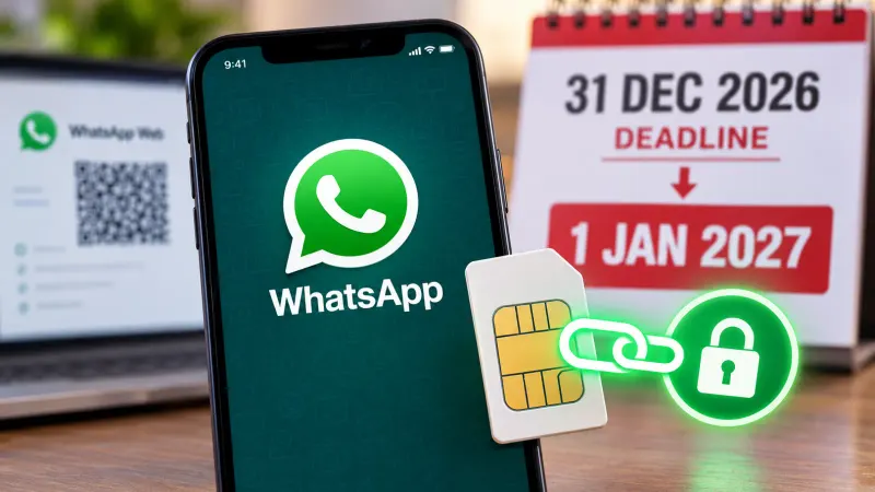WhatsApp Telegram SIM Binding Rule: 1 जनवरी 2027 से बदल सकता है इस्तेमाल का तरीका, फोन में रखना होगा रजिस्टर्ड सिम